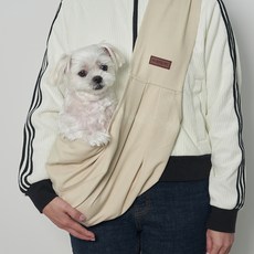 Super Pet. 環保單肩寵物袋, 象牙白