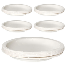 百貨King 五星環保紙盤 圓盤 7吋, 10個, 5組