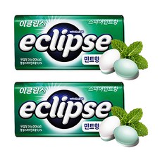 eclipse 易口舒 無糖薄荷錠 綠薄荷口味, 2盒, 34g