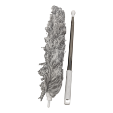 U-mop 伸縮除塵撢, 最長250cm, PP+細纖維+不鏽鋼, 混合色, 1個