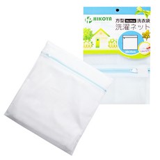 HIKOYA 和彥家 淨白密網洗衣袋方型 30 x 35cm 3入, 淨白色, 3個