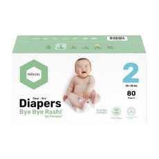 PARASOL Clear + DryTM 新科技水凝尿布 工藝升級版 2 4~8kg, S, 80片