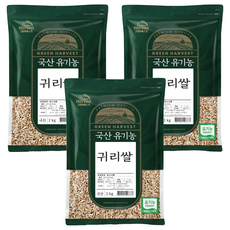 두보식품 국산 유기농 귀리, 2kg, 3개