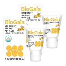 바이오가이아 프로텍티스 베이비 드롭 프로바이오틱스, 5ml, 2개