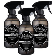 W.DRESSROOM Febclean 男士專用衣物織品除臭劑 水漾香調, 500ml, 3個