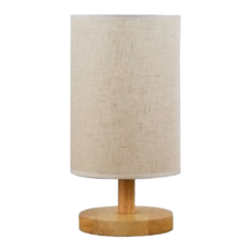 生活小集 日式床頭燈 圓筒大型 14x14x28cm, 24-001-RLLED