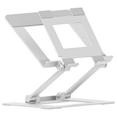 FRAME BY DW Stand Plus 雙用筆記型電腦平板電腦支架 鋁合金支架, 1個, 銀色