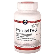 Nordic Naturals 好孕到魚油加強膠囊 205 EPA/480 DHA/400 D3, 90顆, 1罐