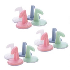 壁掛式門把手固定架 12入 隨機出貨, 1套