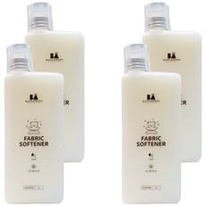 BUSYANGEL 超高濃縮嬰兒衣物柔軟精，含植物萃取物，帶有棉花香, 1L, 4瓶