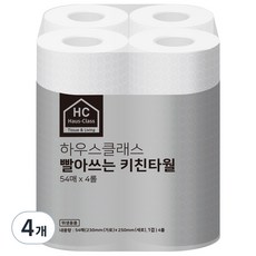 HAUS-CLASS 可水洗廚房紙巾, 54張, 16個