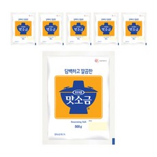 미원 맛소금, 500g, 6개