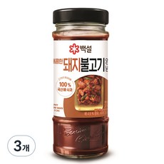 CJ BEKSUL 白雪 豬肉烤肉醬, 500g, 3個