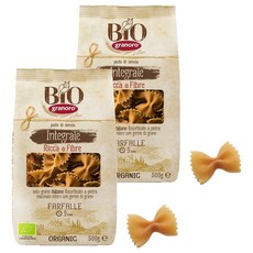 granoro 全麥蝴蝶麵, 500g, 2個