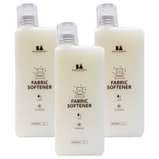 BUSYANGEL 超高濃縮嬰兒衣物柔軟精 含植物萃取物 帶有棉花香, 1L, 3瓶