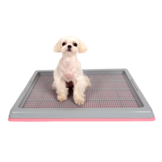 DING DONG PET 寵物寬型便盆, 粉紅色, 1個