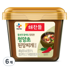 물로만 끓여도 칼칼한 청양초 된장찌개양념, 450g, 6개