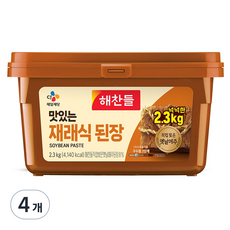 재래식 된장, 2.3kg, 4개