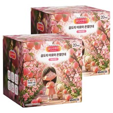 Gomdoli Life Care Plus 香氛溫熱眼罩 水蜜桃香, 2套, 20入