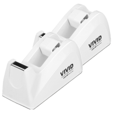 MOHACO 簡易透明膠帶切割器, 2個, 白色