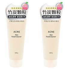 FRUSIRNANA 美膚娜娜 ACNE控油抗痘男士潔顏乳, 120g, 2條