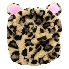 PET PARADISE 寵物用品 變身頭套 聚酯纖維材質 脖圍26-30cm 胸圍42-48cm, S, 豹, 1個