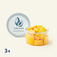 컷팅 스위탄 파파야, 200g, 3개