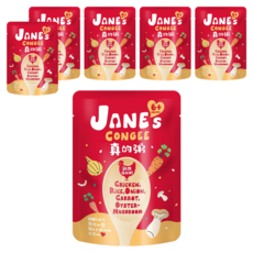 JANE's CONGEE 真的粥 雞肉菇菇粥 6個月以上寶寶適用 台灣出產, 150g, 6包
