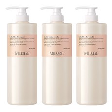 밀로베 릴리프 바디워시 러블리프루티, 3개, 1L