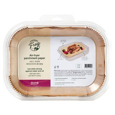 프로그 무표백 에어프라이어 종이호일 오븐형, 100개입, 1개