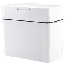 Mega 北歐夾縫垃圾桶 白色 塑膠PP, 35 x 16 x 28cm, 1個
