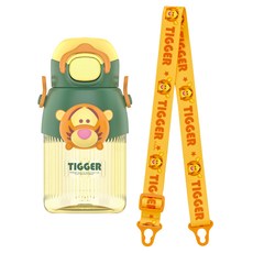 Disney 迪士尼 BiBi背帶雙飲水瓶 WD-4509 265g, 跳跳虎, 580ml, 1個