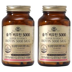 솔가 비오틴 5000, 100정, 2개