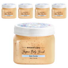 Bouquet Garni 糖身體磨砂膏 嬰兒爽身粉, 500g, 5個