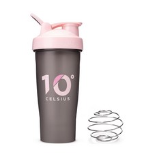 10도씨 블렌딩 쉐이커 보틀 + 블랜더볼, 핑크그레이, 600ml, 1개