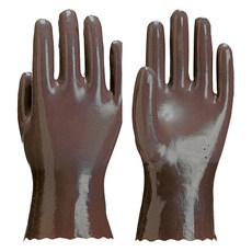 ATOM GLOVES 耐刺手套, 厚實防水好穿脫, 適合打掃、洗碗、拔草、採收農作物使用, 1雙, 棕色