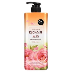 온더바디 플라워 약산성 퍼퓸 바디워시 다마스크 로즈향, 875ml, 1개