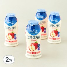 매일바이오 고단백 그릭요거트 드링크 사과, 2개, 4개입, 150ml