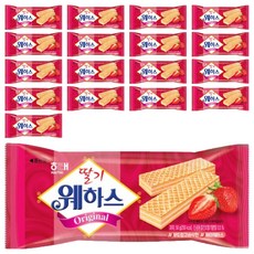 HAITAI 海太 草莓夾心威化餅, 50g, 18包