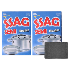 ssagsemi 超細纖維一次性菜瓜布, 混色, 1個, 2個