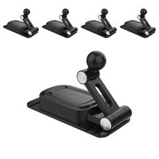 오토스퀘어 2단 다리 접착형 모니터 거치대 DIDM, 5개, 블랙