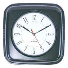 POST GENERAL 工業風掛鐘, 質感黑