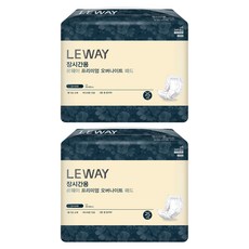 미래생활 남녀공용 르웨이 장시간용 프리미엄 오버나이트 패드형 성인기저귀, 25매입, 2개