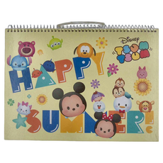 TSUM TSUM 迪士尼 手提13K寫寫畫畫擦擦本 Set 3本, 卡通人物繪製 多色