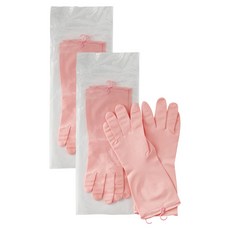 Daisy Day 最堅韌掛鉤式丁腈橡膠手套, 中(M), 4個, 粉紅色