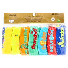 ZOOCCHiNi 男孩有機棉內褲 7入組