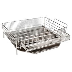 The Class 餐具瀝水架 45cm x 31cm x 14cm, 1層, 銀色, 1個