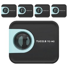 투코비 코마 휴대용 자동연필깎이 TC-M2, 민트, 5개