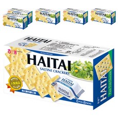 HAITAI 海太 酵母蘇打餅, 韓國原裝進口, 天然酵母發酵, 口感酥脆, 162g, 6盒