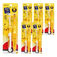 페리오 키즈 유아용 포켓몬 칫솔 3단계 2종 세트, 피카츄, 2개입, 6개